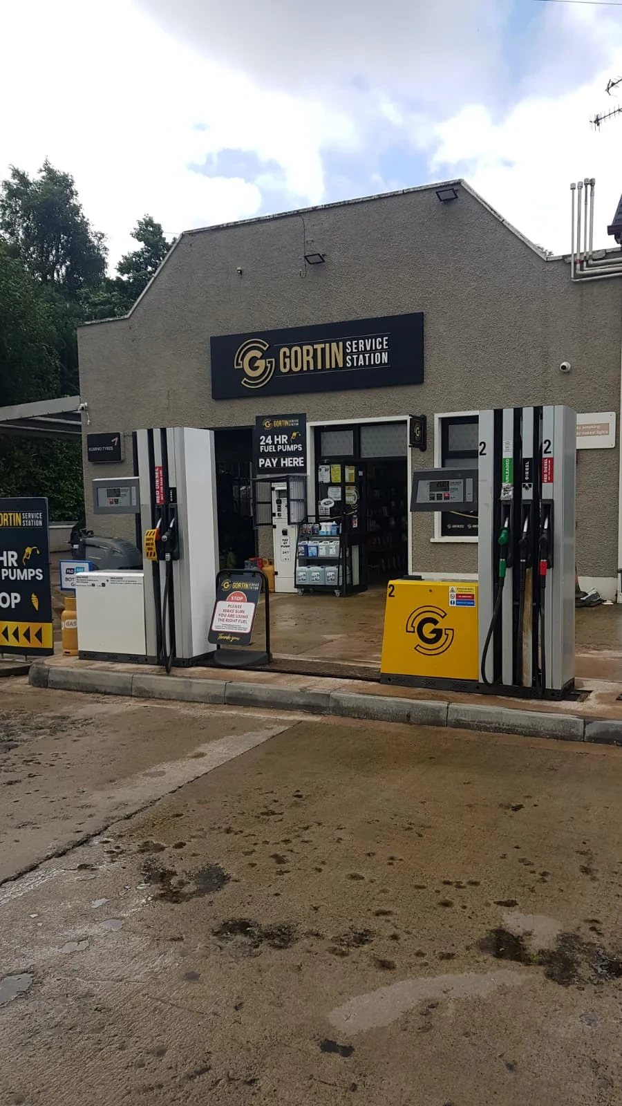 Gortin Service Station, car wash in Omagh, Tyrone
