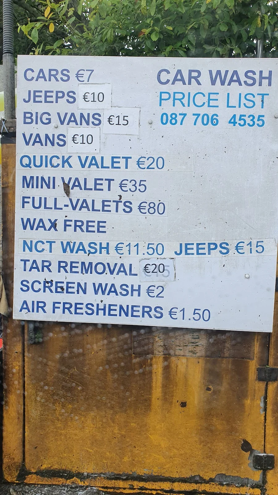 Marks Car Wash, car wash in Kells, Meath