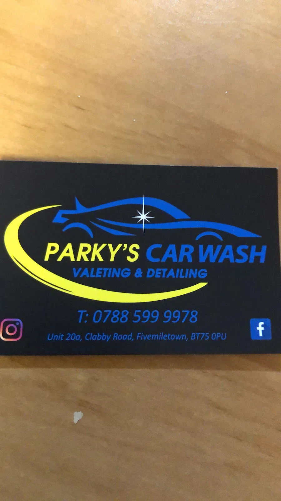 Parkys CarWash, car wash in Fivemiletown, Tyrone