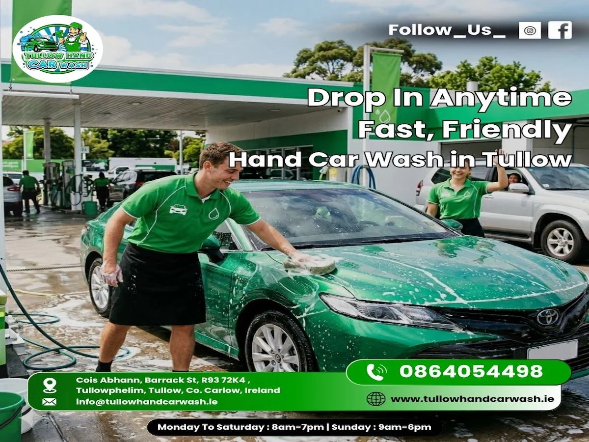Tullow Hand Car Wash, car wash in Tullow, Carlow